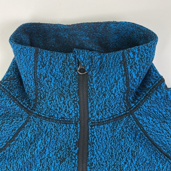 Lululemon Shocking Blue Black Rush Hour 1/2 Zip Sweater - Picture 6 of 15